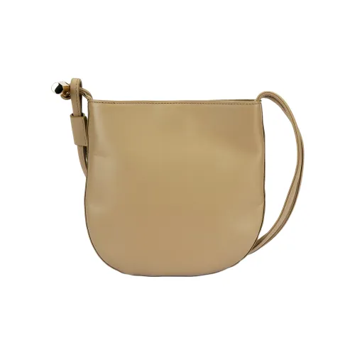 LONGCHAMP Le Roseau Телячья кожа Сумка через плечо Сумка на плечо Маленькая Женская Светло-золотая