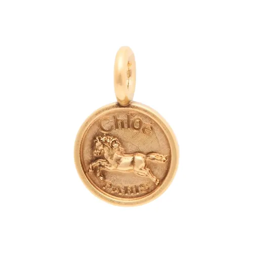 Chloe Alphabet Латунь Шарм для Сумки Bag Charm Сумка Мерч Женский Золотой