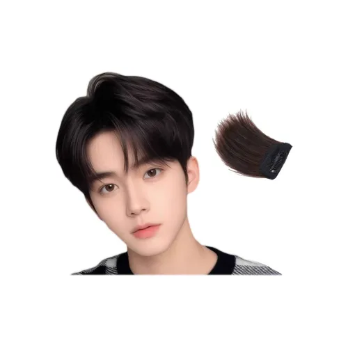 MUNINGFEI Мужской Незаметный Real Волосы PIECES Парики Увеличивающие Объем и Наполняющие AT The Crown