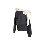 Серое платье