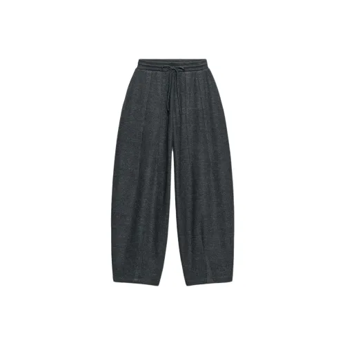 ZARA Collaboration Темно-серые Женские Повседневные Брюки