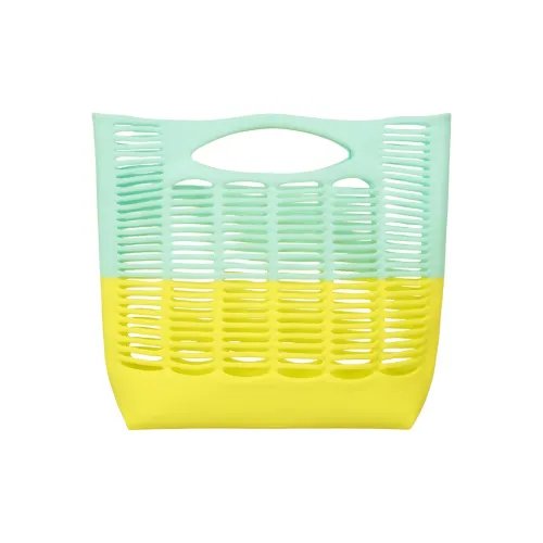 ISSEY MIYAKE Полиэстер Тоут Сумка Сумка для покупок Сумка Женская Мятно-зеленый Желтый