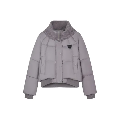 Teenie Weenie Пуховик Женские Текстура Серый