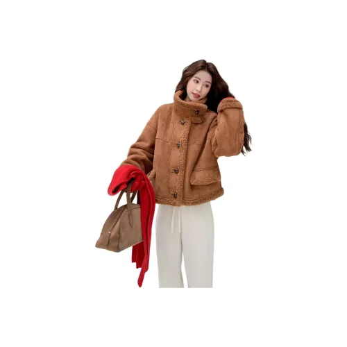 LAOYECHE Бархат Feel Пальто Женское