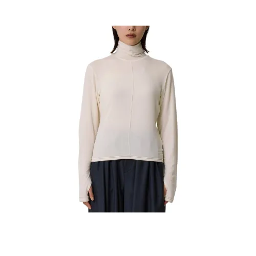 UNITED TOKYO Fw25 Кашемир Шелк Черепаха Шея Джерси Трикотаж Женские