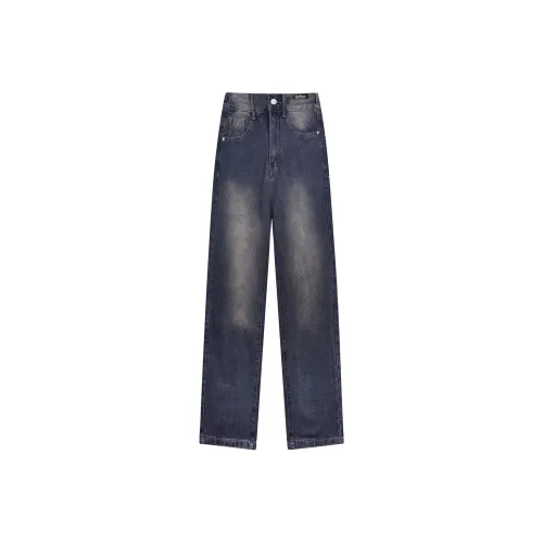 Heart Little Bear Медно-голубой Унисекс Джинсы