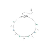 Светлый Летний Гипсофил Браслет [Серебряный]