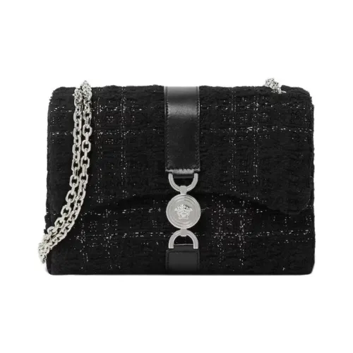 VERSACE KleioMedusa '95 Хлопок Сумка через плечо Женская Черная