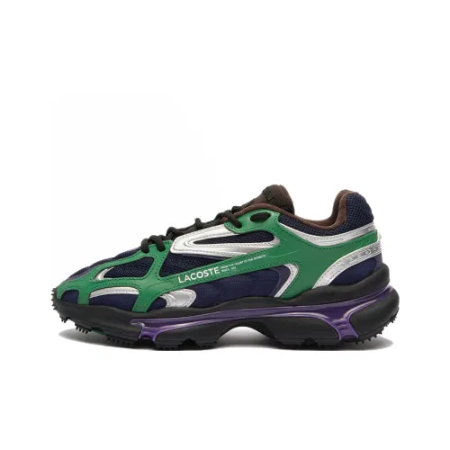 LACOSTE Collaboration L003 2K24 Низкий Топ Casual Мужской Зеленый