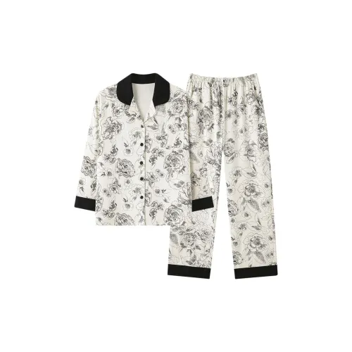 Aidai Экрю Женские Пижамные Комплекты