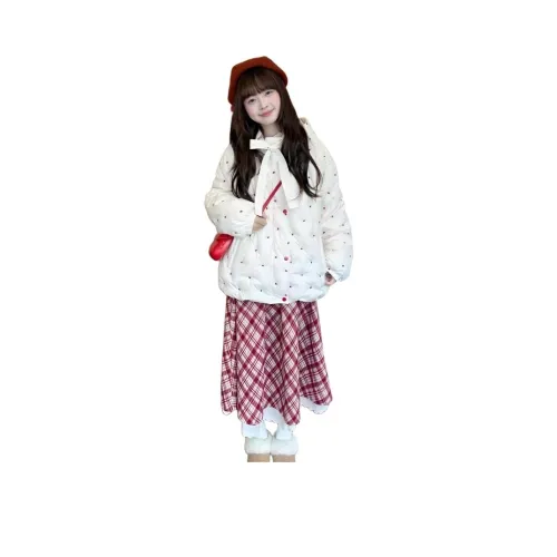 YINLEI Экрю Женские пуховики