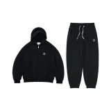 Чёрный топ + чёрные штаны