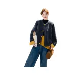 Темно-синий, с шалью