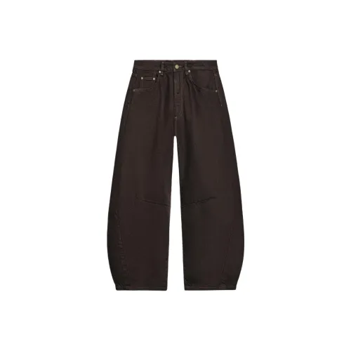 ZARA ZW Series Коричневые Женские Джинсы