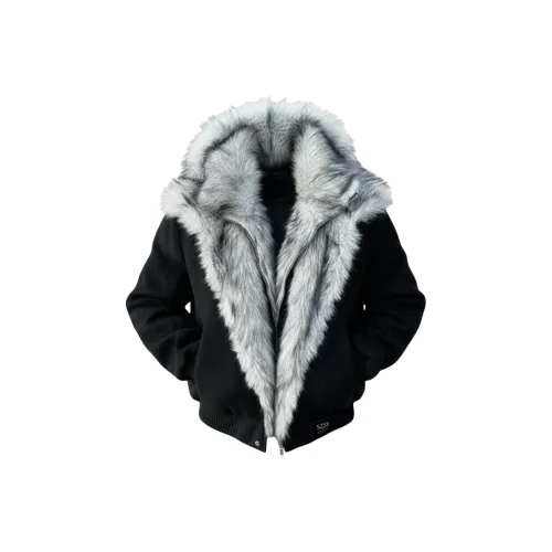 SZSX Черный Унисекс Пуховики