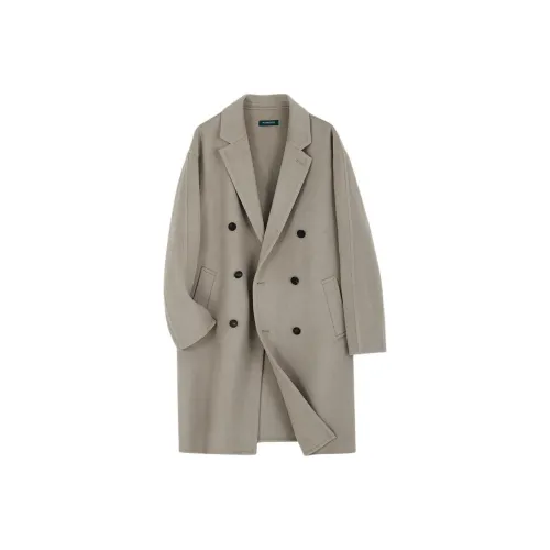 BY CREATIONS Серый Верблюжий цвет Мужское пальто