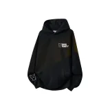 Тяжелый полиэстер-хлопок, черный-белый (с флисовой подкладкой)