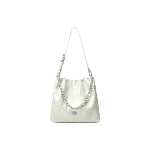 JUST STAR Вощеная кожа Сумка через плечо Средняя Женская Розовая Белая Черная