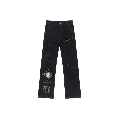 SUPEREALLY Унисекс Джинсы