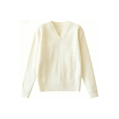 FAVMARTHA Экрю Женская Трикотажная одежда