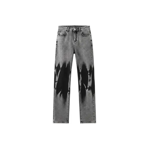 BANKONGSHAN Черные Унисекс Джинсы