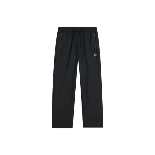 RIGORER Pure Black Unisex Casual Pants