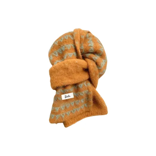 Барби Искусственный кашемир Вязаные шарфы Унисекс