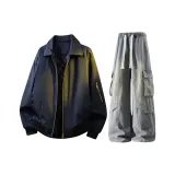 Темно-синий, синий, утеплённый, жёлтый, грязный, джинсы