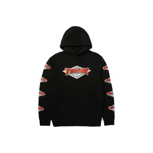 HUF co-brand x Thrasher Co Бренд Fw25 Свитшот Унисекс