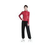 Комплект одежды (Красная рубашка с длинным рукавом + черные штаны)