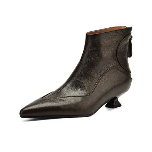 ZIXIAO Ботильоны Средний каблук 3 5CM Женские