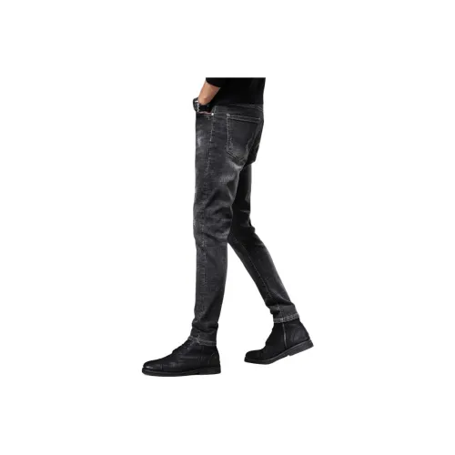 CHENYING Серый 1918 Унисекс Джинсы