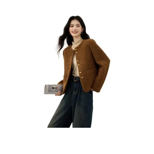 SHANGJING Карамель Женские Куртки