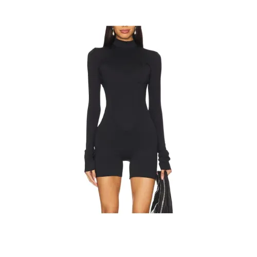 POSTER GIRL Черный Женские Комбинезоны