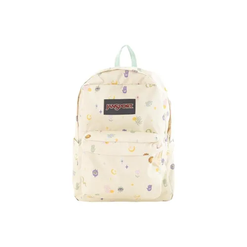 JanSport Полиэстер Рюкзак Женские Бежевый
