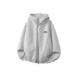 Белый, серый [съемный бренд, брошь]