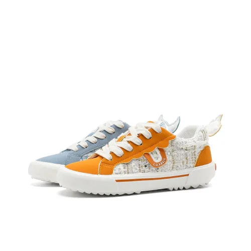 L.U.AGAIN Устойчивые к истиранию Легкие И Дышащие Низкие Кроссовки для скейтбординга Унисекс Оранжевые Синие 2025
