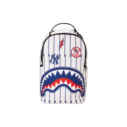 SPRAYGROUND MLB Collaboration Полиэстер Рюкзак Унисекс Белый и Синий