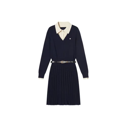 EPTISON WOMAN Длинное платье с длинными рукавами для женщин