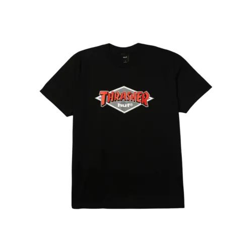 HUF co-brand x Thrasher Co Бренд Fw25 T-Shirt Унисекс