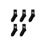 [5 пар] Черный