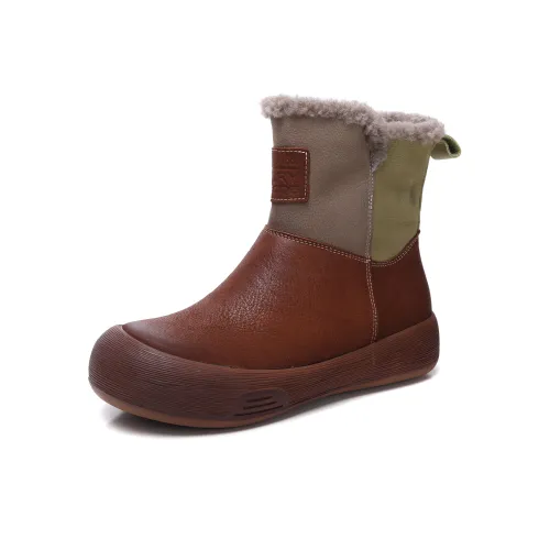 KAQIAODI 12cm Сноубутсы Женские