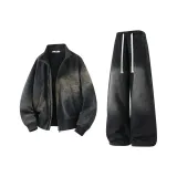 Чёрный + Чёрный Брюки