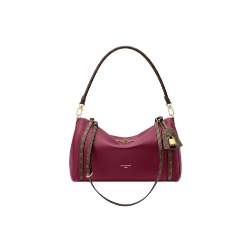 LOUIS VUITTON CruiserExpress Carmin Коровья кожа Сумка на плечо Средний Женский Фиолетовый