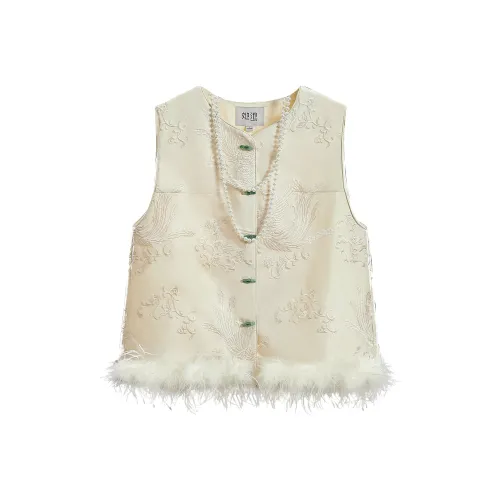 TOUCH Жилет Женский Бежевый Желтый