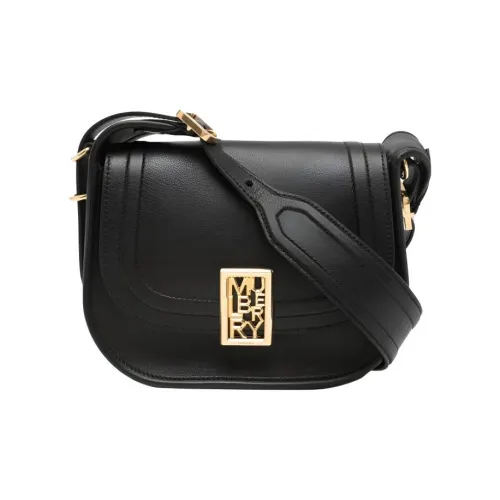 Mulberry Кожа Ручная Сумка через плечо Маленькая Женская Черная