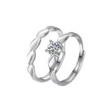 Сверкающая галактика Пара Кольцо (Свяжитесь со службой поддержки клиентов для индивидуального оформления)