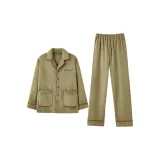 Горчичный Зеленый [Утолщенный и с Флисовой Подкладкой/Теплый Термический]