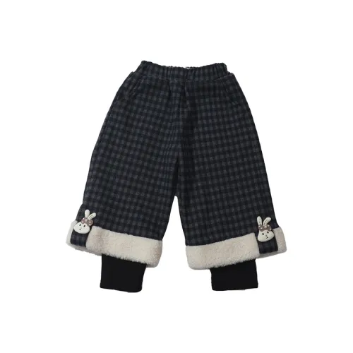 SHIBU Shoun B1 2511 Клетка Mock Два предмета С флисовой подкладкой Брюки Темно-синий Синий Предшкольные Тренировочные Штаны