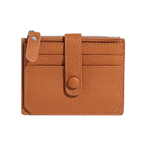 HAWA Коровья кожа Мелочь Кошелек Картхолдер Обычный Унисекс Golden Коричневый Слон GREY Черный